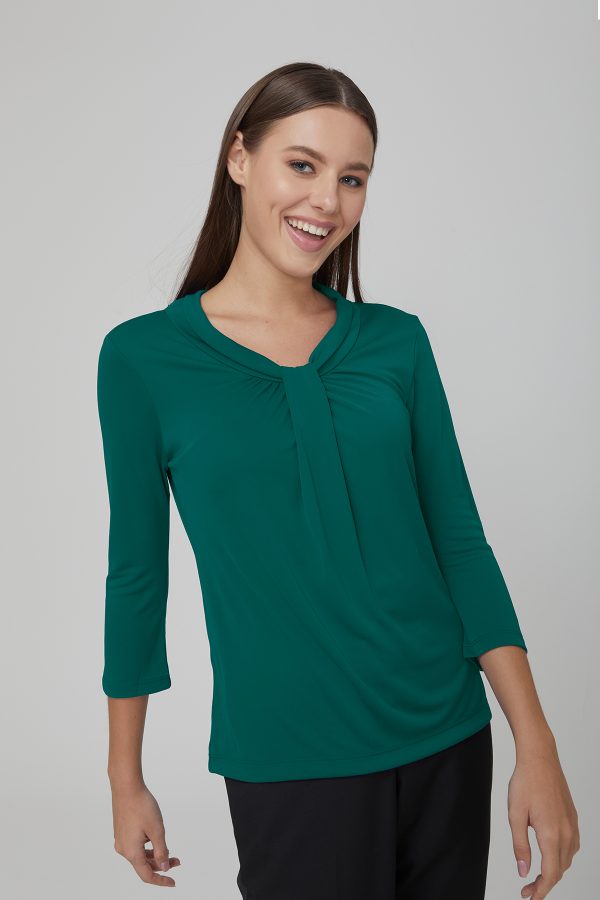 Pippa Knit 3/4 Sleeve Shirt - 2221