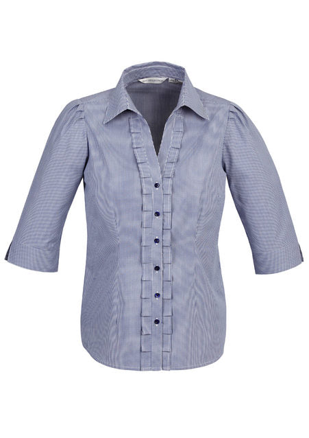 Edge Ladies 3/4 Sleeve Check Shirt S267LT