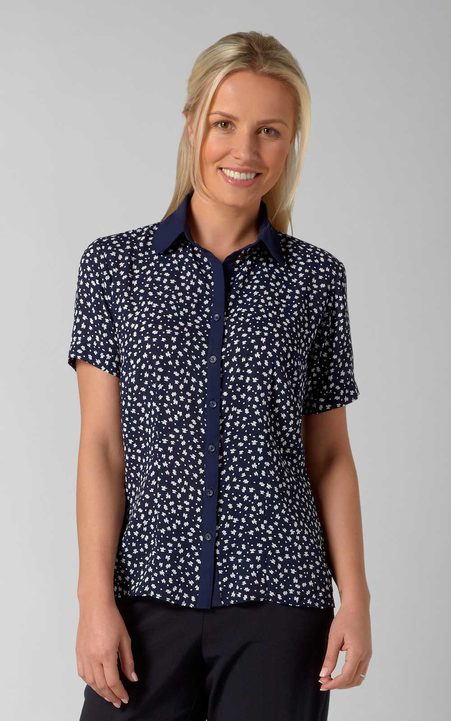 Pippa Printed Soft Touch Crepe Blouse