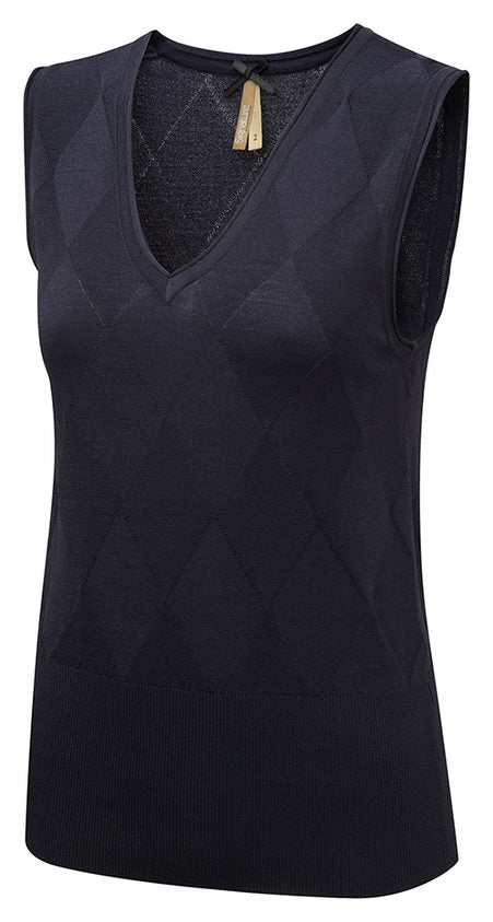 Talia Knitted Sleeveless V-Neck Jumper