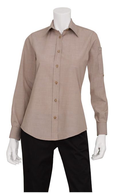 Ladies Chambray Shirt SLWCH002