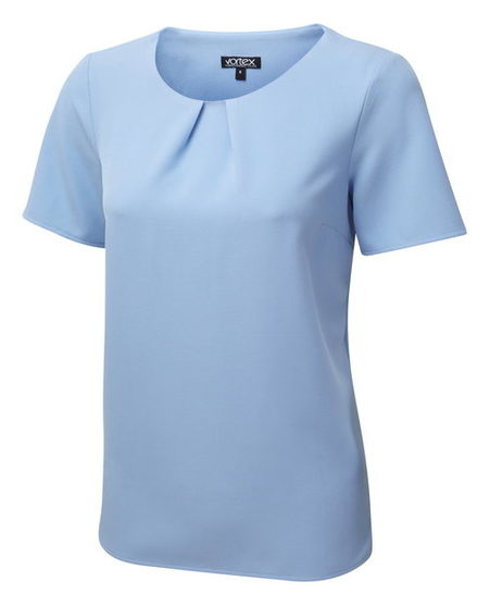 Libby Tuck Neck Short Sleeve Top