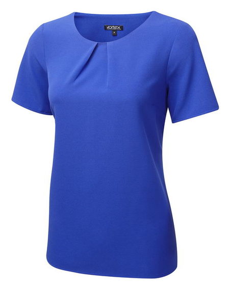 Libby Tuck Neck Short Sleeve Top