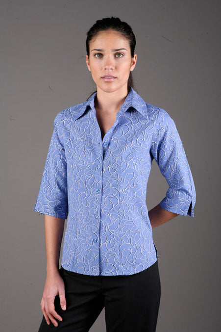 Breeze Ladies 3/4 Sleeve Shirt 2172-BR