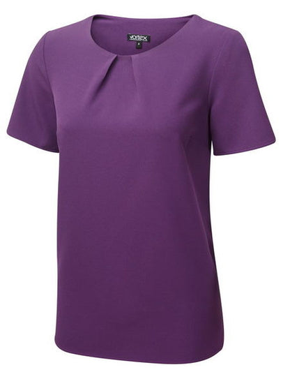 Libby Tuck Neck Short Sleeve Top