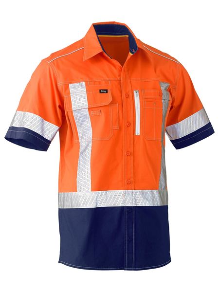 Flx & Move™ X Taped Hi Vis Utility Shirt - BS1177XT