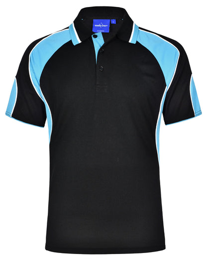 Men's Cooldry Contrast Polo Sleeve Panels - PS61(10 colours)