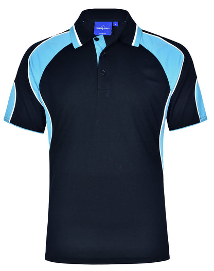 Men's Cooldry Contrast Polo Sleeve Panels - PS61(10 colours)