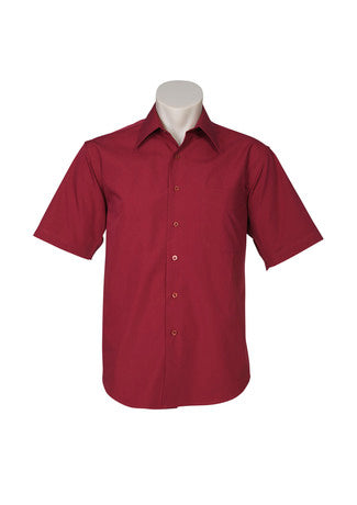 Metro Mens Short Sleeve Poplin Shirt SH715