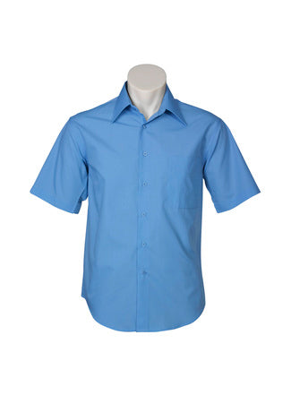 Metro Mens Short Sleeve Poplin Shirt SH715