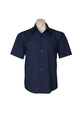 Metro Mens Short Sleeve Poplin Shirt SH715