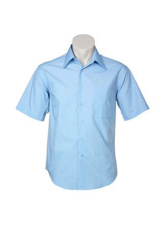 Metro Mens Short Sleeve Poplin Shirt SH715