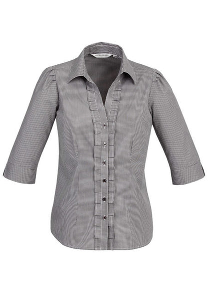 Edge Ladies 3/4 Sleeve Check Shirt S267LT