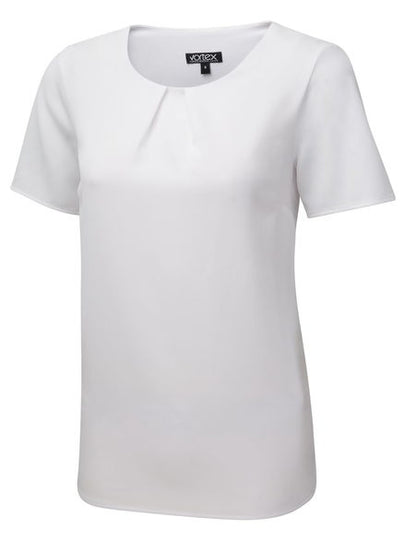 Libby Tuck Neck Short Sleeve Top